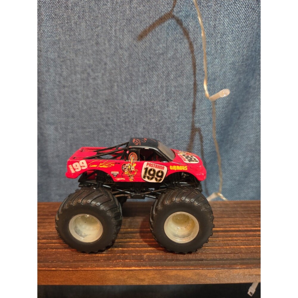 Hot Wheels Pastrana 1999 Monster Jam Red Diecast